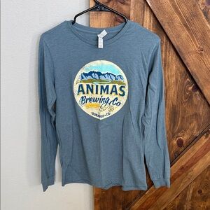 Bella Canvas Heather Blue Crew Neck Tee